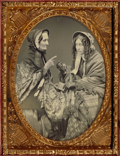 Portrait of Two Actresses by Unbekannt Unbekannt